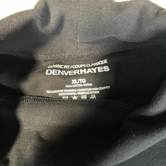 Denver Hayes Classic Fit Black Long Sleeve Turtle Neck Size Extra Large - Picture 3 of 7
